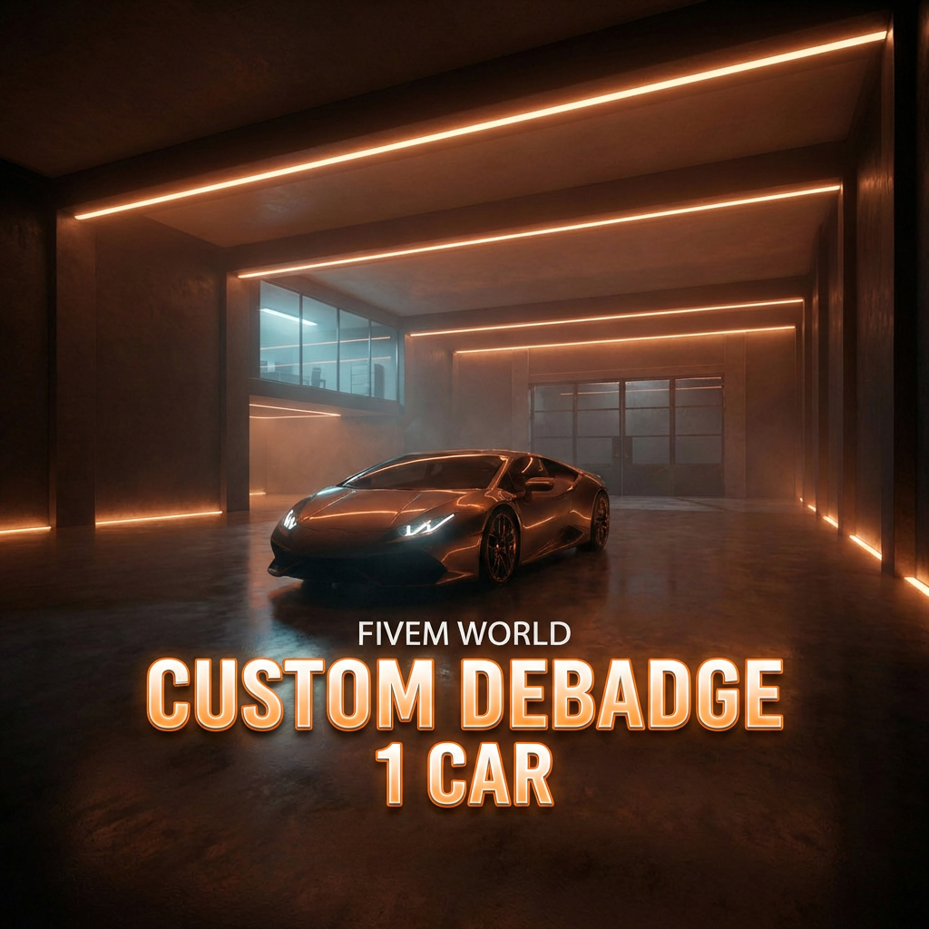 1 Debadge Car - Professional Lore-Friendly Vehicle Conversion