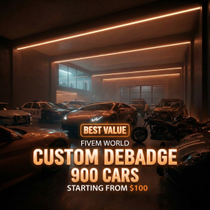 900 Debadge Cars